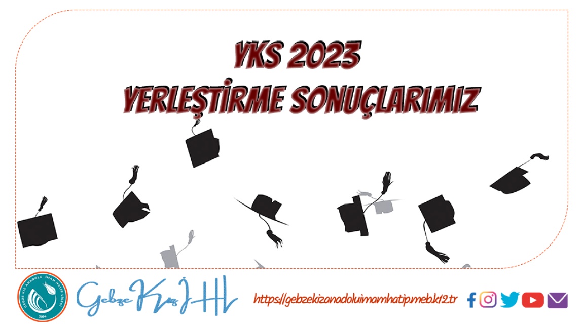 2023 YKS Yerleştirme Sonuçlarımız